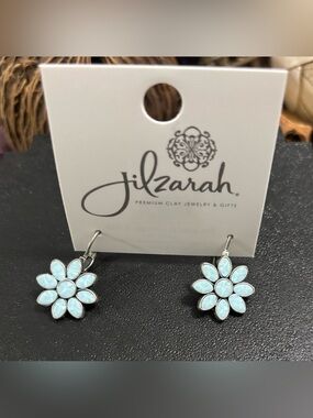 Jilzarah Floral Drop Earrings